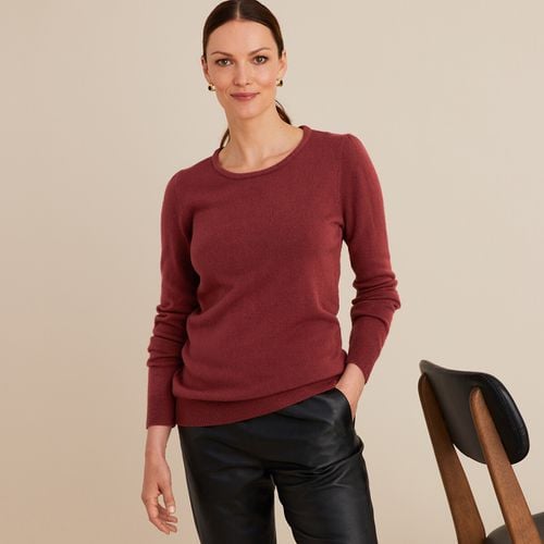 Pull scollo rotondo in maglia fine - ANNE WEYBURN - Modalova