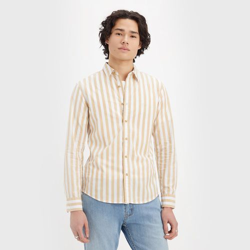 Camicia Slim In Popeline Logo Chesthit Uomo Taglie S - levi's - Modalova