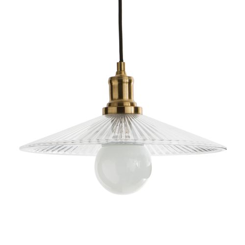 Lampadario vintage in vetro e ottone ILOA - LA REDOUTE INTERIEURS - Modalova