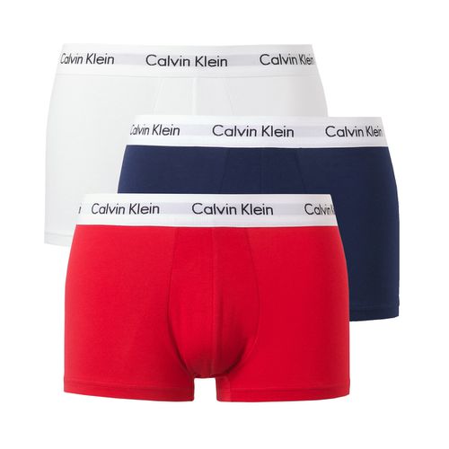 Confezione Da 3 Boxer Misto Cotone Stretch A Vita Bassa Uomo Taglie XL - calvin klein underwear - Modalova