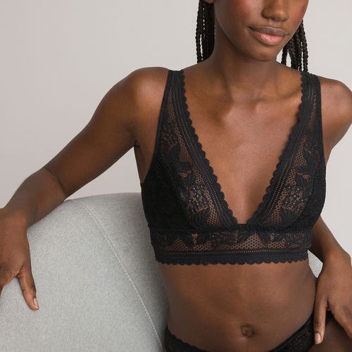 Reggiseno bralette in pizzo riciclato - LA REDOUTE COLLECTIONS - Modalova