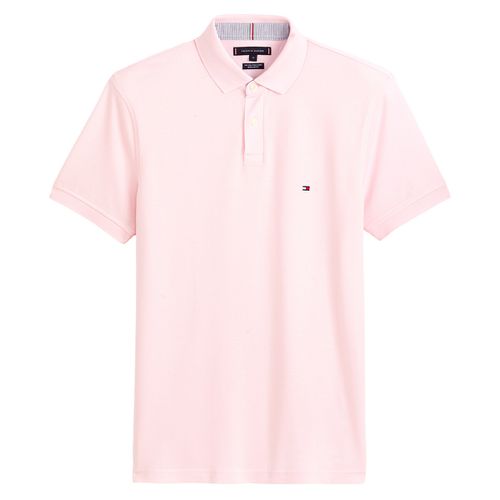 Polo dritta maglia piqué stretch - TOMMY HILFIGER - Modalova