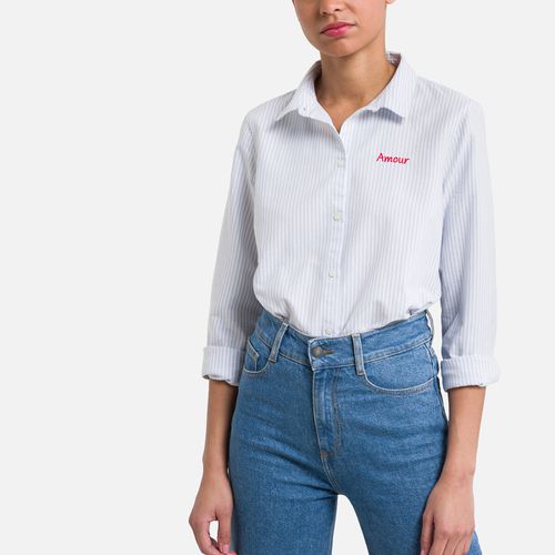 Camicia motivo davanti - PIECES - Modalova