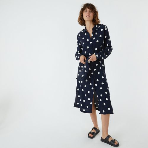 Abito chemisier a pois, lunghezza midi - LA REDOUTE COLLECTIONS - Modalova