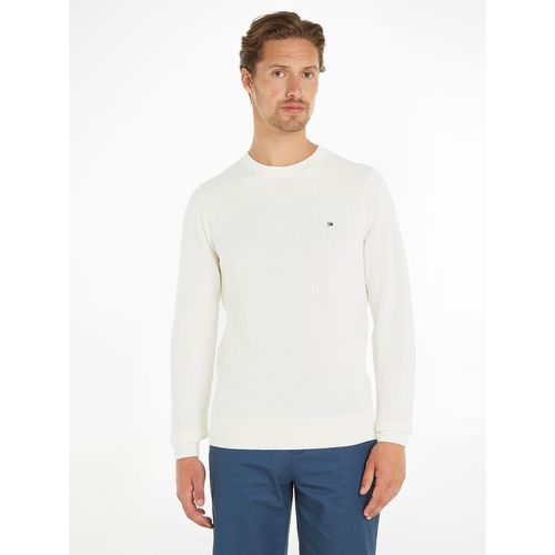 Maglione girocollo maglia strutturata - TOMMY HILFIGER - Modalova