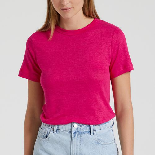 T-shirt L'iconique, girocollo in jersey lino - PETIT BATEAU - Modalova