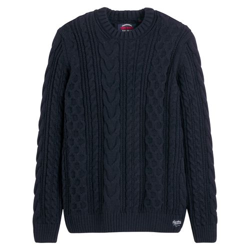 Maglione In Maglia A Trecce Jacob Uomo Taglie S - superdry - Modalova