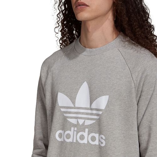 Felpa Girocollo Piccolo Logo Trifoglio Uomo Taglie XS - adidas originals - Modalova