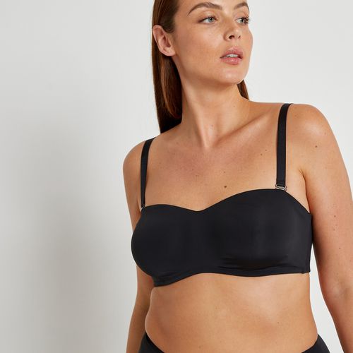 Reggiseno a fascia invisibile in microfibra - LA REDOUTE COLLECTIONS PLUS - Modalova