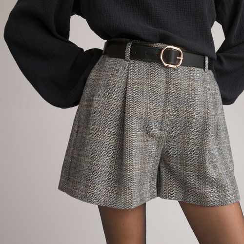 Shorts con pinces, fantasia a quadri - LA REDOUTE COLLECTIONS - Modalova