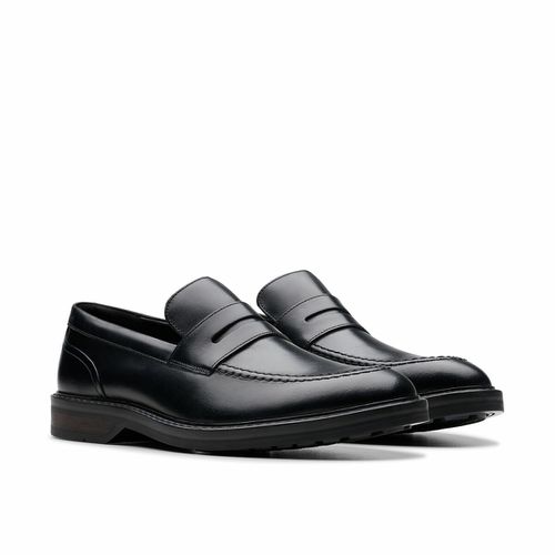 Mocassini In Pelle Aldwin Uomo Taglie 41 - clarks - Modalova