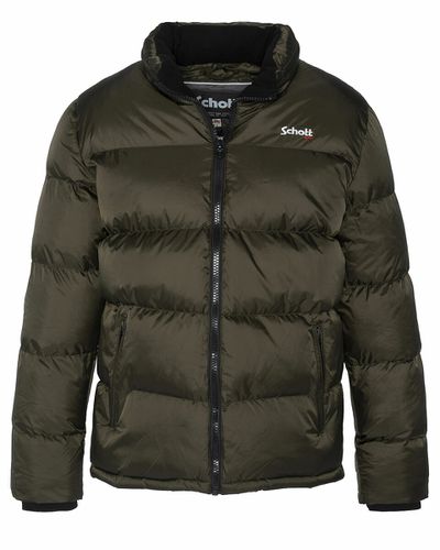 Piumino Trapuntato Ricamo Davanti Donna Taglie XS - schott - Modalova