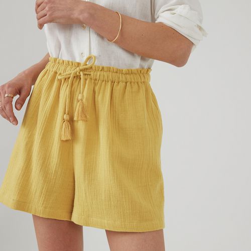 Shorts in garza di cotone - LA REDOUTE COLLECTIONS - Modalova