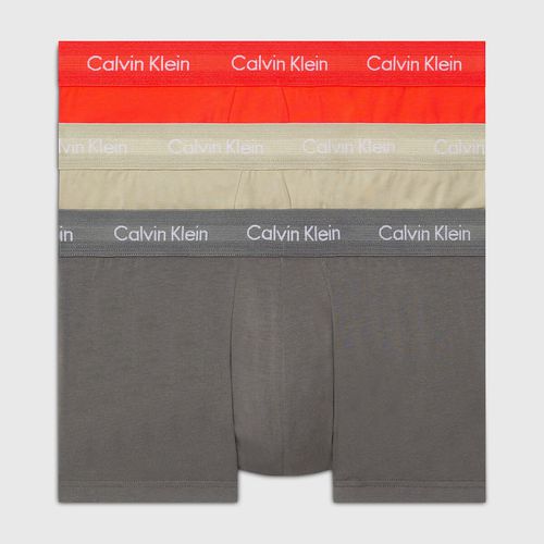 Confezione Da 3 Boxer Misto Cotone Stretch A Vita Bassa Uomo Taglie XL - calvin klein underwear - Modalova