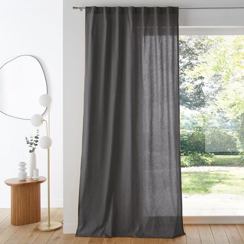 Tenda Puro Cotone Finitura Patte Nascoste, Scénario Taglie 180 x 135 cm - la redoute interieurs - Modalova