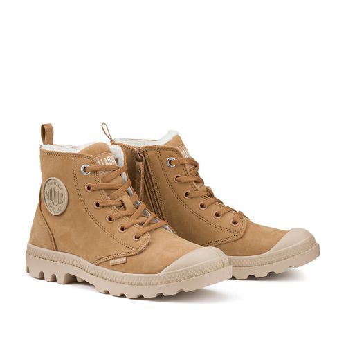 Sneaker Pampa Hi Zip In Pelle Foderata Donna Taglie 37 - palladium - Modalova