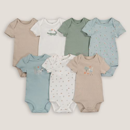 Confezione Da 7 Body A Maniche Corte Taglie 3 anni - 94 cm - la redoute collections - Modalova