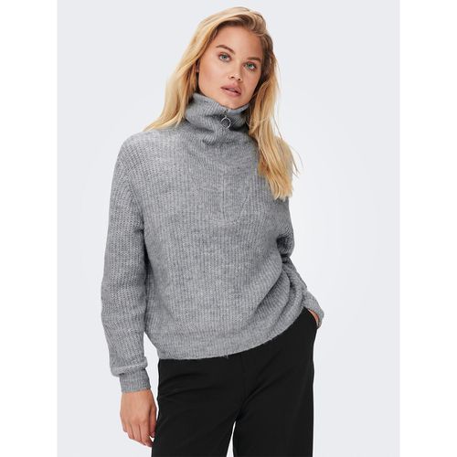 Pull A Collo Alto Con Zip Donna Taglie XL - only - Modalova