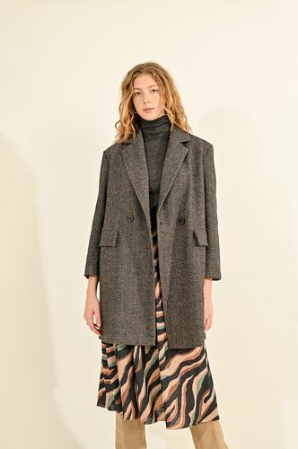 Cappotto Spigato Donna Taglie XS - molly bracken - Modalova