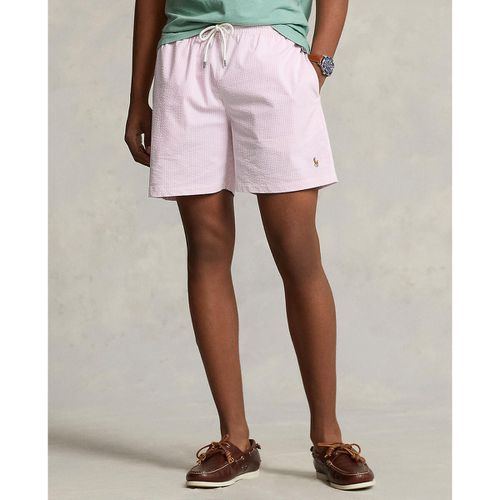 Shorts da bagno seersucker logo ricamato - POLO RALPH LAUREN - Modalova