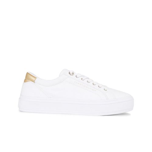 Sneakers Canvas Vulcanizzate Donna Taglie 36 - tommy hilfiger - Modalova