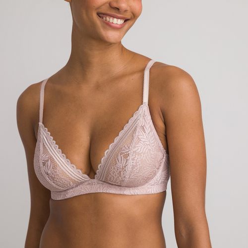 Reggiseno A Triangolo In Pizzo Riciclato Donna Taglie 4 D - la redoute collections - Modalova