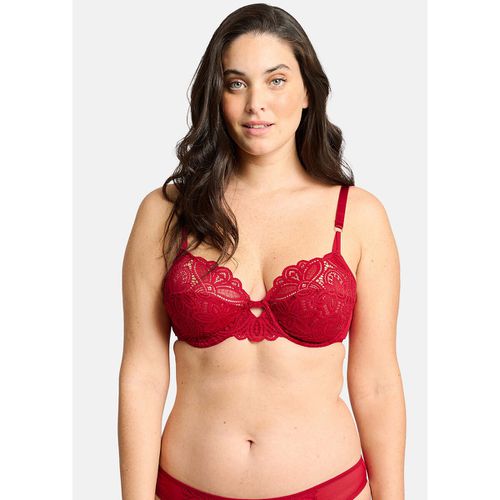 Reggiseno A Balconcino In Pizzo Attirance Donna Taglie 3 D - sans complexe - Modalova