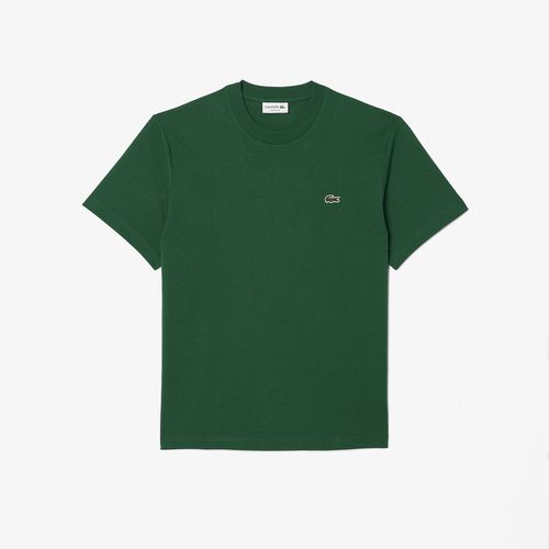 T-shirt scollo rotondo in jersey - LACOSTE - Modalova