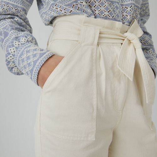 Pantaloni Paper Bag Donna Taglie 38 - la redoute collections - Modalova