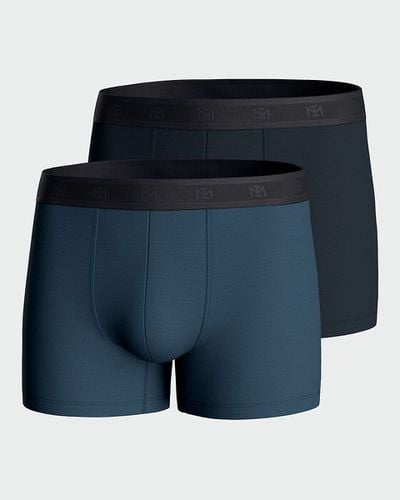 Confezione Da 2 Boxer Tinta Unita Uomo Taglie M - impetus - Modalova