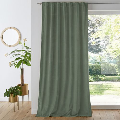 Tenda Termica Velluto Patte Nascoste, Velvet Taglie 220 x 135 cm - la redoute interieurs - Modalova