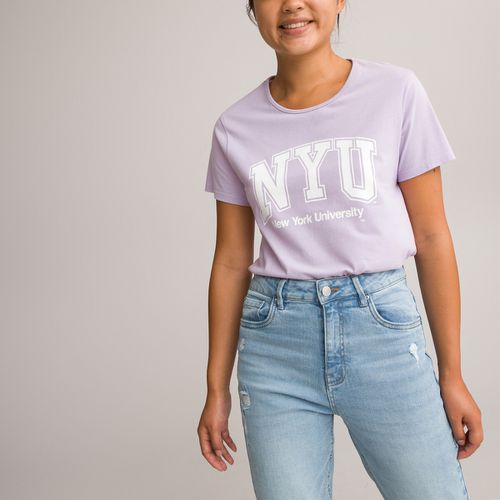 T-shirt Maniche Corte 10-18 Anni Bambina Taglie 12 anni - 150 cm - new york university - Modalova