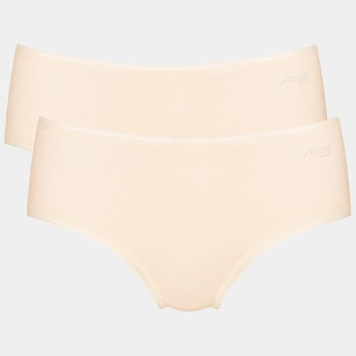 Confezione da 2 slip midi in cotone bio Go - SLOGGI - Modalova