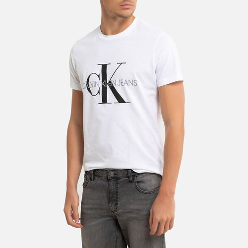T-shirt Slim Iconic Monogram Uomo Taglie XL - calvin klein jeans - Modalova