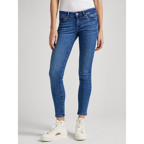 Jeans Skinny, Vita Bassa Donna Taglie W29 L30 (US) - 42 (IT) - pepe jeans - Modalova
