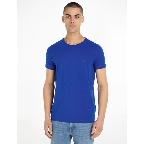 T-shirt maniche corte girocollo logo ricamato - TOMMY HILFIGER - Modalova