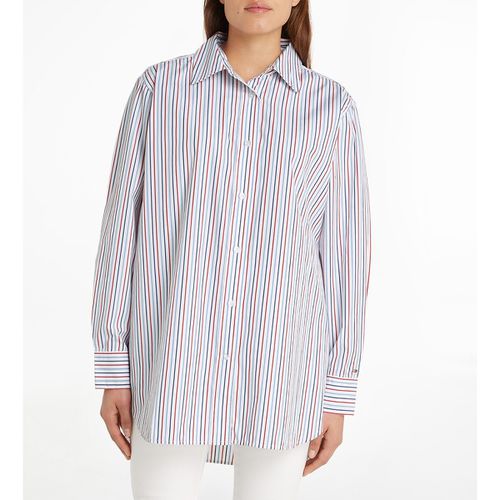 Camicia Ampia A Righe, Maniche Lunghe Donna Taglie 42 - tommy hilfiger - Modalova