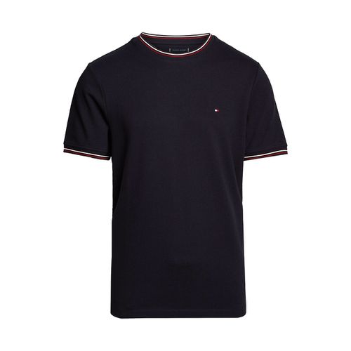 T-shirt girocollo con profilo colorato - TOMMY HILFIGER - Modalova