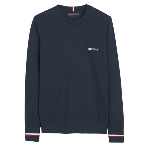 Maglione girocollo maglia strutturata - TOMMY HILFIGER - Modalova