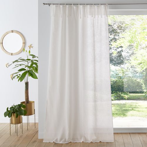 Tenda Effetto Lino Con Laccetti, Nyong Taglie 180 x 140 cm - la redoute interieurs - Modalova