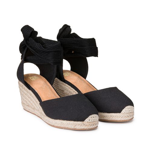 Espadrillas con tacco a zeppa, allacciatura alla caviglia - LA REDOUTE COLLECTIONS PLUS - Modalova