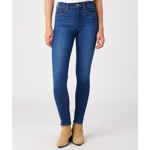Jeans Skinny, Vita Alta Donna Taglie W26 L30 (US) - 40 (IT) - wrangler - Modalova