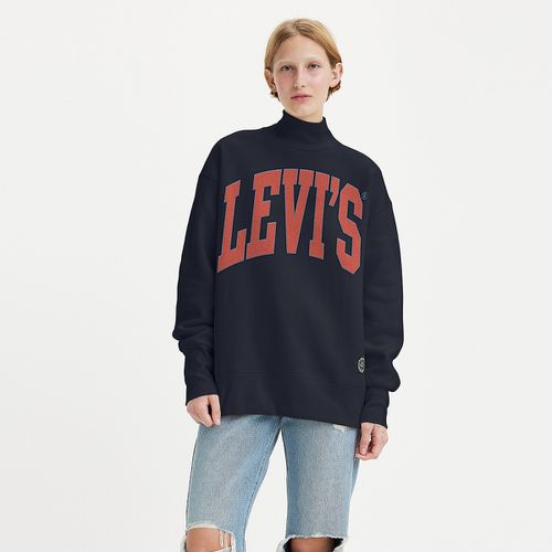 Felpa Collo Alto, Logo Davanti Donna Taglie XS - levi's - Modalova