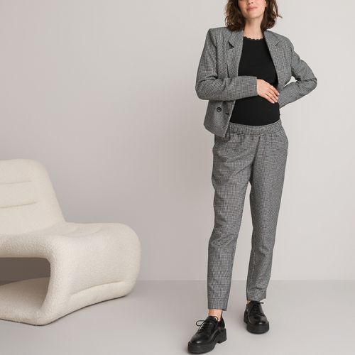 Pantaloni Premaman A Sigaretta Con Motivo Pied De Poule Donna Taglie 44 - la redoute collections - Modalova