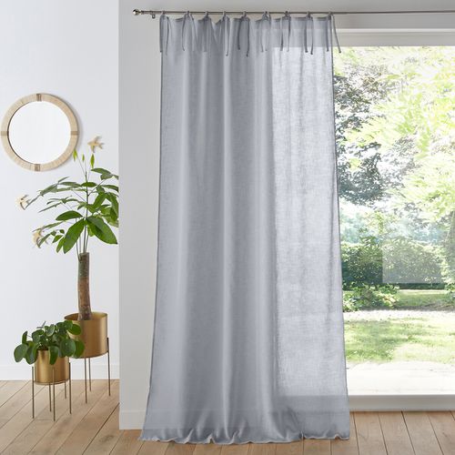 Tenda Effetto Lino Con Laccetti, Nyong Taglie 250 x 140 cm - la redoute interieurs - Modalova