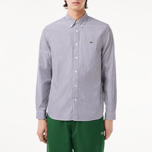 Camicia A Righe A Maniche Lunghe Uomo Taglie 38 - lacoste - Modalova