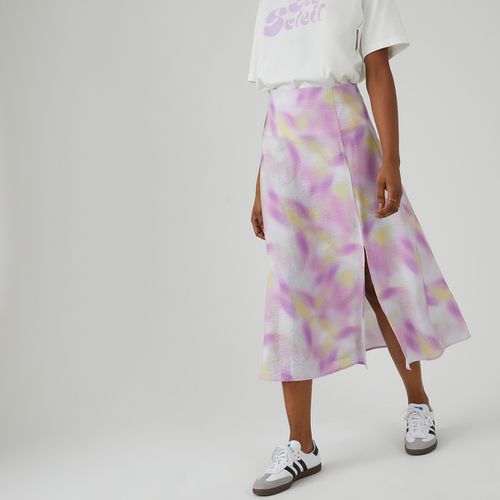 Gonna Stampa Tie And Dye, Lunghezza Midi Donna Taglie 38 - la redoute collections - Modalova