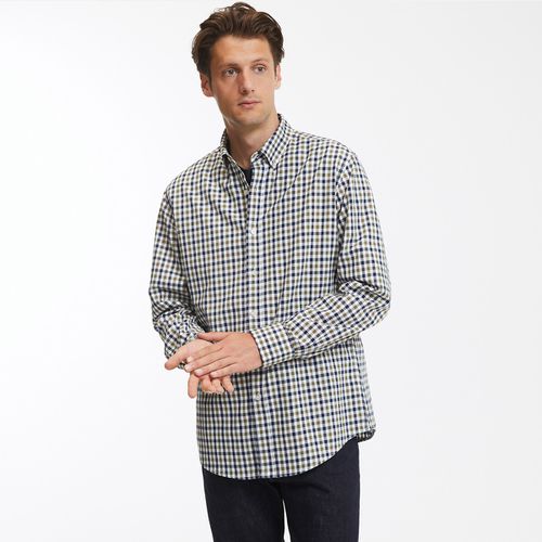 Camicia Dritta Vichy, Maniche Lunghe Uomo Taglie S - la redoute collections - Modalova