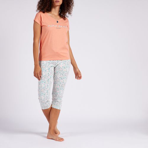 Pigiama Capri Jasmin In Cotone Donna Taglie M - naf naf - Modalova