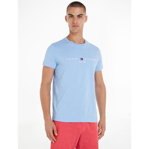 T-shirt maniche corte girocollo logo ricamato - TOMMY HILFIGER - Modalova